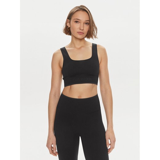 Calvin Klein Performance Biustonosz sportowy 00GWS4K220 Czarny ze sklepu MODIVO w kategorii Biustonosze - zdjęcie 182667005
