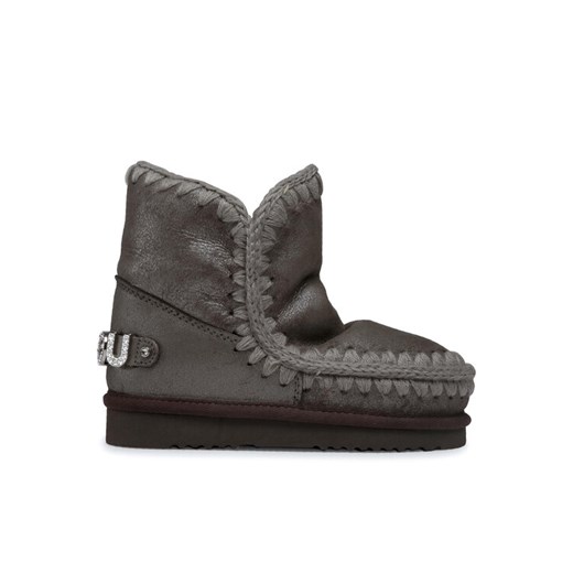 Mou Śniegowce Eskimo 18 With Rhinestones Logo Srebrny ze sklepu MODIVO w kategorii Śniegowce damskie - zdjęcie 182667015