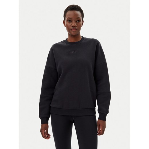 Reebok Bluza 100075359 139-18-00 Czarny Oversize ze sklepu MODIVO w kategorii Bluzy damskie - zdjęcie 182667018