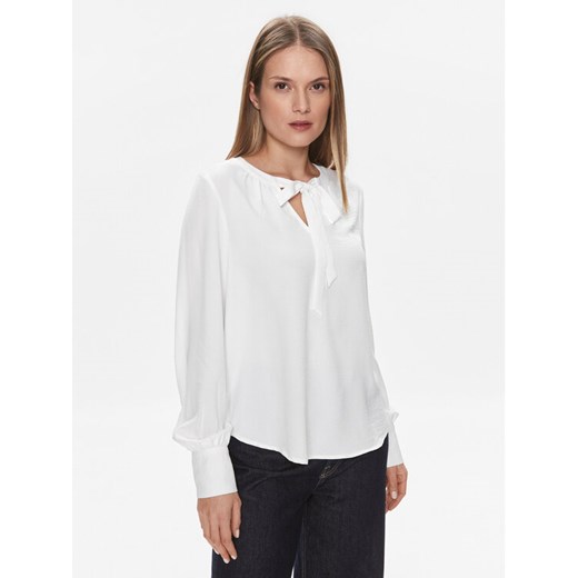 Vero Moda Bluzka Alva 10300577 Biały Regular Fit ze sklepu MODIVO w kategorii Bluzki damskie - zdjęcie 182667048