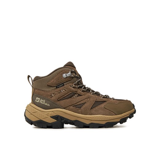 Jack Wolfskin Trekkingi Vojo Tour Texapore Mid W A62071 Brązowy ze sklepu MODIVO w kategorii Buty trekkingowe damskie - zdjęcie 182667059