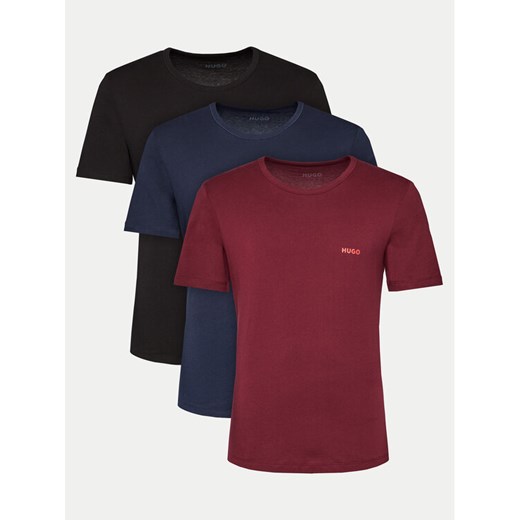 Hugo Komplet 3 t-shirtów 50480088 Kolorowy Regular Fit ze sklepu MODIVO w kategorii T-shirty męskie - zdjęcie 182667065