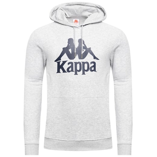 Kappa Bluza 705322 Szary Regular Fit ze sklepu MODIVO w kategorii Bluzy męskie - zdjęcie 182667068