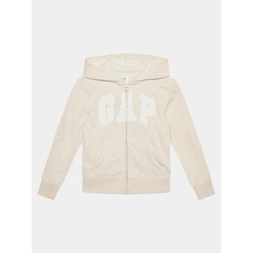 Gap Bluza 692277-19 Écru Regular Fit ze sklepu MODIVO w kategorii Bluzy dziewczęce - zdjęcie 182667098
