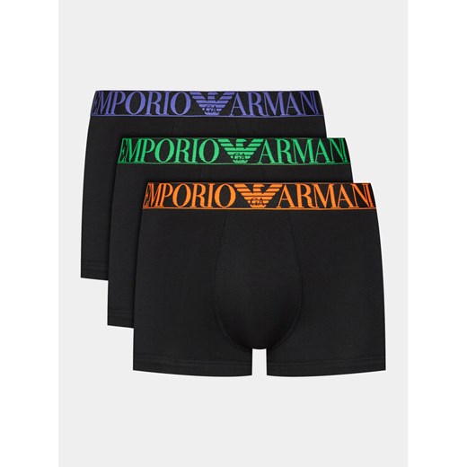 Emporio Armani Underwear Komplet 3 par bokserek 111357 4R726 29821 Czarny ze sklepu MODIVO w kategorii Majtki męskie - zdjęcie 182667107