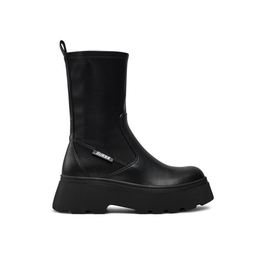 Guess Botki Nerea FLFNER ELE10 Czarny ze sklepu MODIVO w kategorii Botki - zdjęcie 182667145