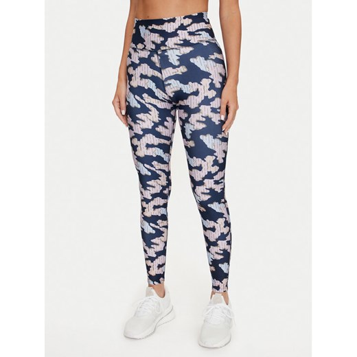 Reebok Legginsy Train Como Tight 100076266 Granatowy Slim Fit ze sklepu MODIVO w kategorii Spodnie damskie - zdjęcie 182667175