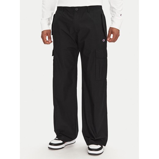 Champion Spodnie cargo 220763 Czarny Relaxed Fit ze sklepu MODIVO w kategorii Spodnie męskie - zdjęcie 182667236