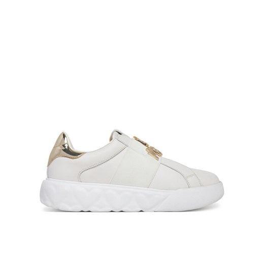 LOVE MOSCHINO Sneakersy JA15064G1MIA610A Biały ze sklepu MODIVO w kategorii Buty sportowe damskie - zdjęcie 182667256