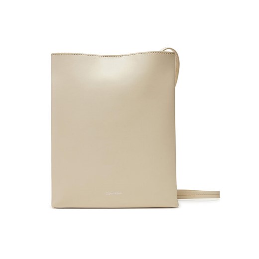 Calvin Klein Torebka Line Ns Crossbody Lth Bag LV04F3005G Biały ze sklepu MODIVO w kategorii Listonoszki - zdjęcie 182667275