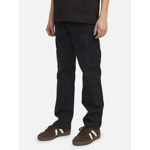 Jack&Jones Junior Spodnie materiałowe Kane 12261033 Czarny Loose Fit ze sklepu MODIVO w kategorii Spodnie chłopięce - zdjęcie 182667296