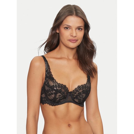 Hunkemöller Biustonosz z fiszbiną Daisy 205440 Czarny ze sklepu MODIVO w kategorii Biustonosze - zdjęcie 182667297