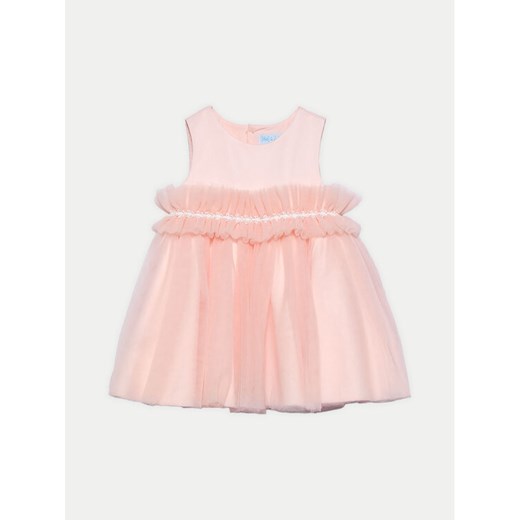 Abel & Lula Sukienka elegancka 5011 Różowy Regular Fit ze sklepu MODIVO w kategorii Sukienki niemowlęce - zdjęcie 182667306