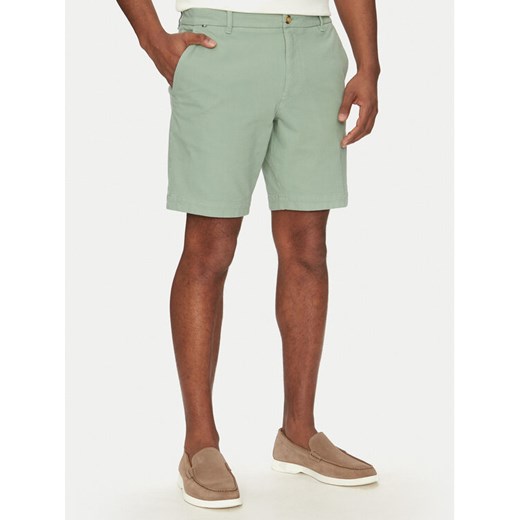 BOSS Szorty materiałowe H-Slice 50543951 Zielony Slim Fit ze sklepu MODIVO w kategorii Spodenki męskie - zdjęcie 182667308