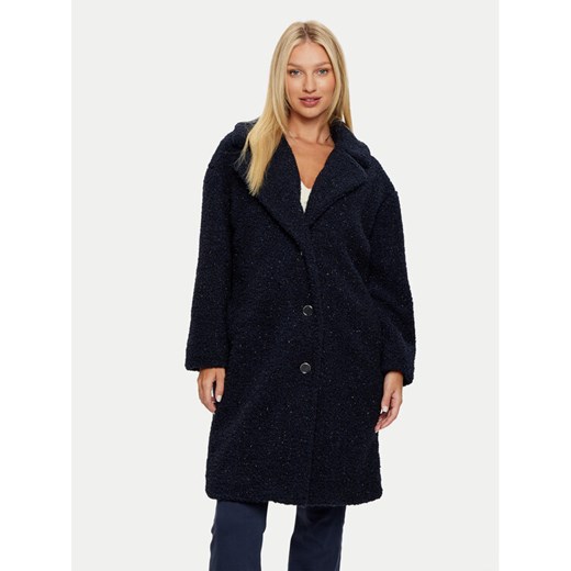 Guess Płaszcz zimowy Berenice W4BL10 WGHS0 Granatowy Regular Fit ze sklepu MODIVO w kategorii Płaszcze damskie - zdjęcie 182667315
