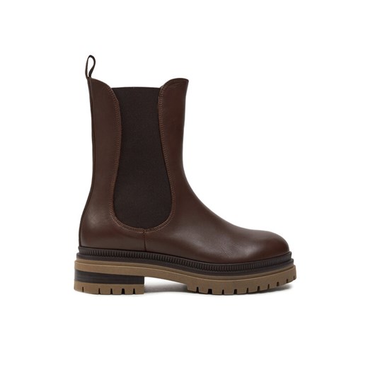 Weekend Max Mara Sztyblety Livrea 24257960346 Brązowy ze sklepu MODIVO w kategorii Botki - zdjęcie 182667336