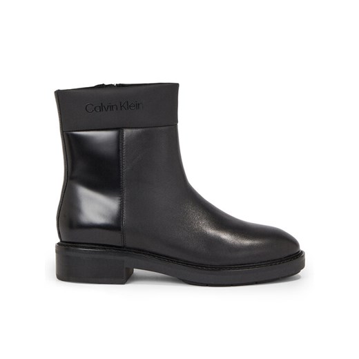 Calvin Klein Botki Rubber Sole Ankle Boot Lg Wl HW0HW01700 Czarny ze sklepu MODIVO w kategorii Botki - zdjęcie 182667436
