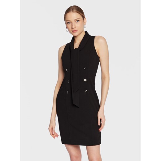 DKNY Sukienka koktajlowa DD3A1852 Czarny Slim Fit ze sklepu MODIVO w kategorii Sukienki - zdjęcie 182667478