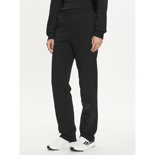 Armani Exchange Spodnie dresowe 6DYP80 YJFZZ 42AQ Czarny Regular Fit ze sklepu MODIVO w kategorii Spodnie damskie - zdjęcie 182667569