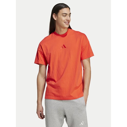 adidas T-Shirt ALL SZN IY4139 Pomarańczowy Loose Fit ze sklepu MODIVO w kategorii T-shirty męskie - zdjęcie 182667577