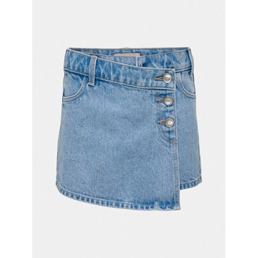 Kids ONLY Spódnica jeansowa Jenny 15295800 Niebieski Regular Fit ze sklepu MODIVO w kategorii Spódnice dziewczęce - zdjęcie 182667587