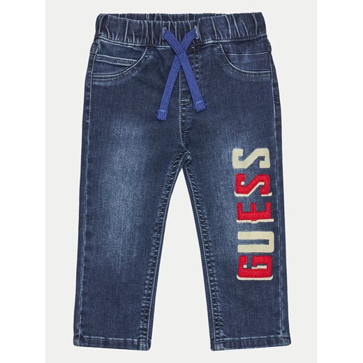 Guess Jeansy I4BA00 D4CA0 Granatowy Relaxed Fit ze sklepu MODIVO w kategorii Spodnie i półśpiochy - zdjęcie 182667628