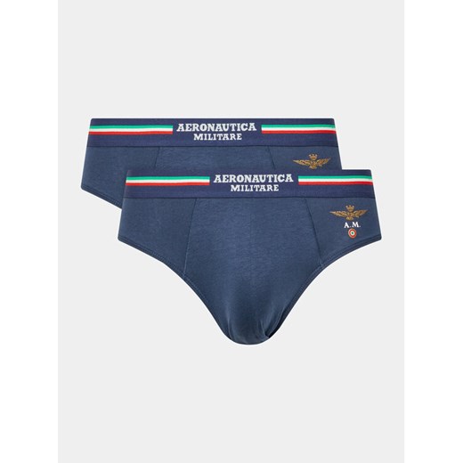 Aeronautica Militare Komplet 2 par slipów AM1USL001 Granatowy ze sklepu MODIVO w kategorii Majtki męskie - zdjęcie 182667638