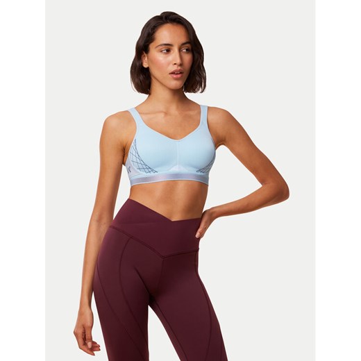 Triumph Biustonosz sportowy Triaction Cardio Flow 10205923 Niebieski ze sklepu MODIVO w kategorii Biustonosze - zdjęcie 182667717