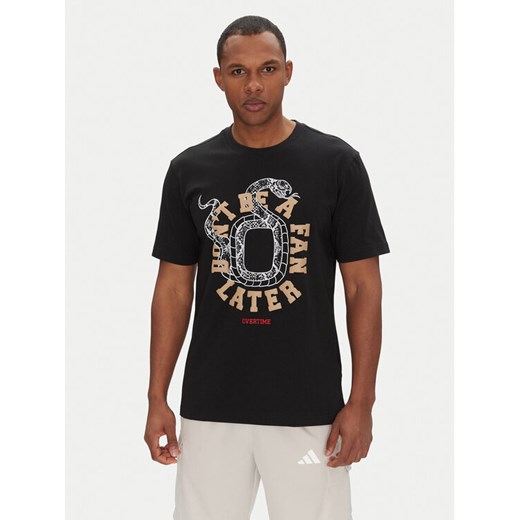 adidas T-Shirt Overtime Spring Graphic JM0291 Czarny Regular Fit ze sklepu MODIVO w kategorii T-shirty męskie - zdjęcie 182667758