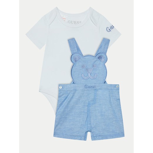 Guess Komplet body i spodnie P5RG09 J1300 Biały Regular Fit ze sklepu MODIVO w kategorii Odzież dla niemowląt - zdjęcie 182667815