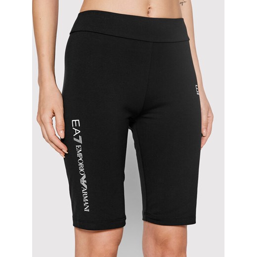 EA7 Emporio Armani Kolarki 6LTS51 TJ01Z 1200 Czarny Slim Fit ze sklepu MODIVO w kategorii Szorty - zdjęcie 182667827