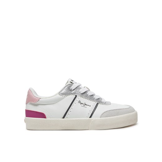 Pepe Jeans Sneakersy PGS30606 Biały ze sklepu MODIVO w kategorii Buty sportowe dziecięce - zdjęcie 182667848