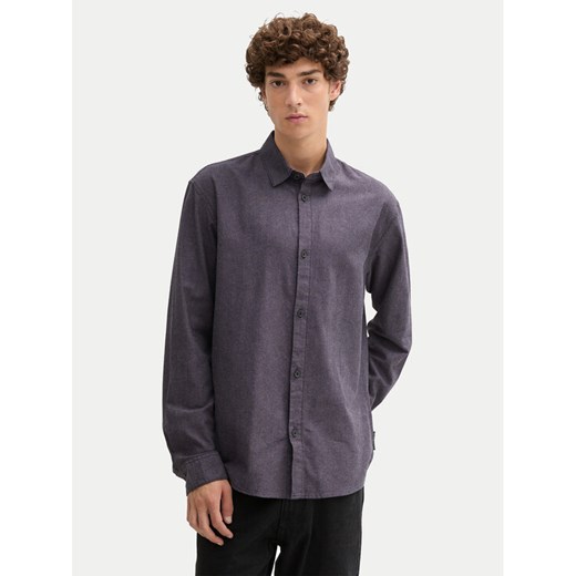 Tom Tailor Denim Koszula 1042551 Fioletowy Relaxed Fit ze sklepu MODIVO w kategorii Koszule męskie - zdjęcie 182667875
