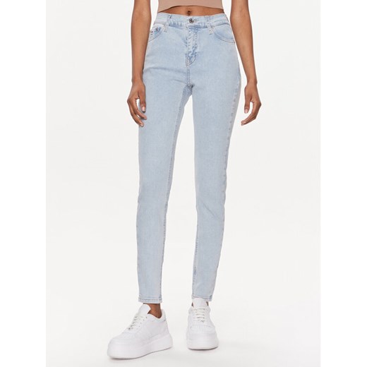 Tommy Jeans Jeansy Nora DW0DW17136 Niebieski Skinny Fit ze sklepu MODIVO w kategorii Jeansy damskie - zdjęcie 182667915