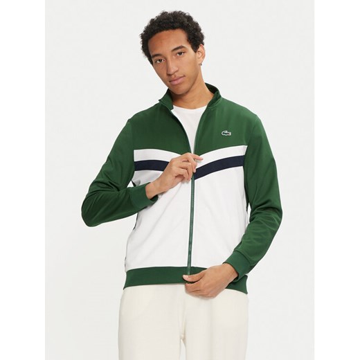 Lacoste Bluza SH2646 Zielony Regular Fit ze sklepu MODIVO w kategorii Bluzy męskie - zdjęcie 182667977