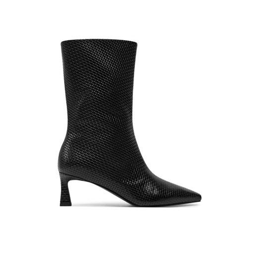 Pollini Botki SA24135C1LTK0000 Czarny ze sklepu MODIVO w kategorii Botki - zdjęcie 182667997
