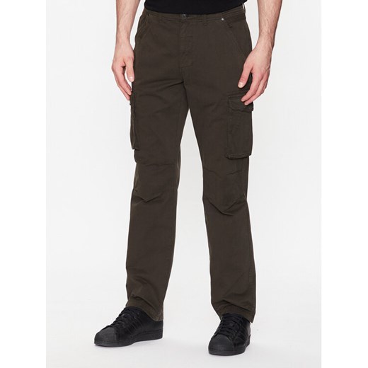 Volcano Spodnie materiałowe Hampter M07234-S23 Khaki Regular Fit ze sklepu MODIVO w kategorii Spodnie męskie - zdjęcie 182668017