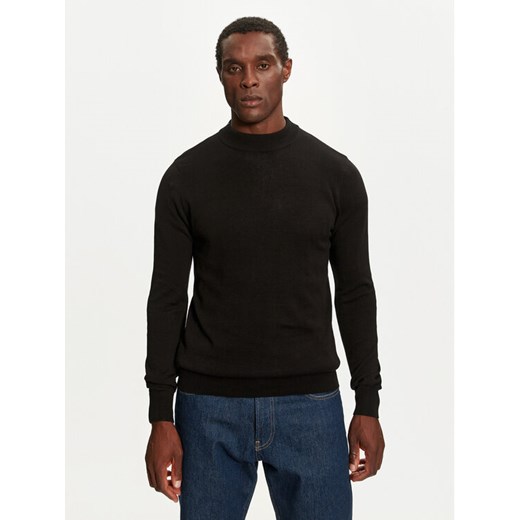 Brave Soul Sweter MK-230TURTLE1 Czarny Regular Fit ze sklepu MODIVO w kategorii Swetry męskie - zdjęcie 182668018