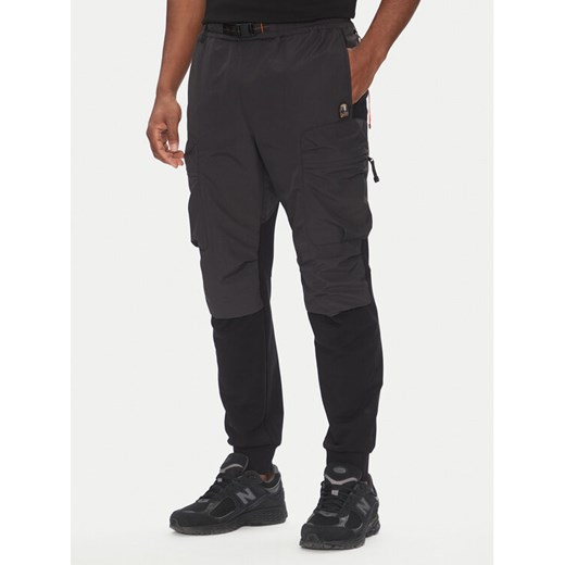 Parajumpers Joggery Osage 25SMPMPARE04 Czarny Regular Fit ze sklepu MODIVO w kategorii Spodnie męskie - zdjęcie 182668026