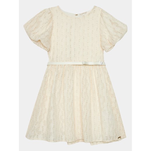 Guess Sukienka codzienna J4RK07 WFYL0 Beżowy Regular Fit ze sklepu MODIVO w kategorii Sukienki dziewczęce - zdjęcie 182668049