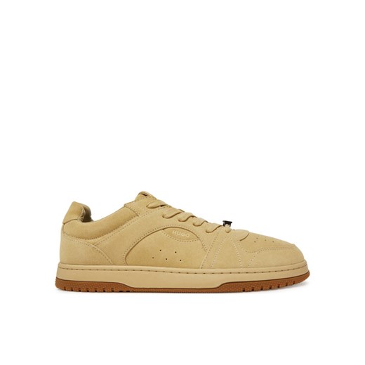 HUGO Sneakersy Hadrian 50541798 Beżowy ze sklepu MODIVO w kategorii Buty sportowe męskie - zdjęcie 182668066