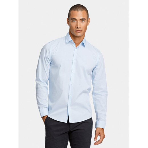 Lindbergh Koszula 30-203172 Błękitny Slim Fit ze sklepu MODIVO w kategorii Koszule męskie - zdjęcie 182668106