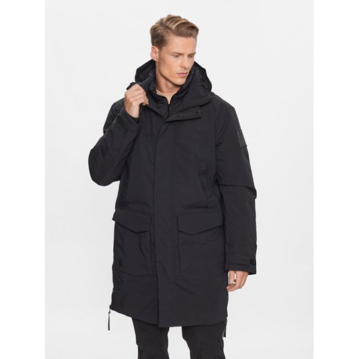 Halti Kurtka zimowa Bergga 065-0426 Czarny Regular Fit ze sklepu MODIVO w kategorii Kurtki męskie - zdjęcie 182668117