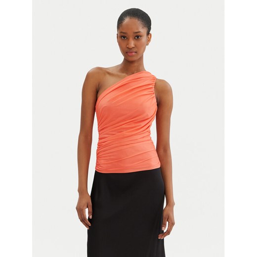 PINKO Top 105048 A2F1 Koralowy Slim Fit ze sklepu MODIVO w kategorii Bluzki damskie - zdjęcie 182668149
