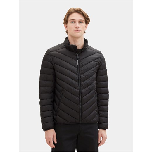 Tom Tailor Kurtka przejściowa 1036073 Czarny Regular Fit ze sklepu MODIVO w kategorii Kurtki męskie - zdjęcie 182668177