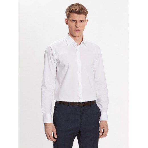 Boss Koszula 50473265 Biały Regular Fit ze sklepu MODIVO w kategorii Koszule męskie - zdjęcie 182668185