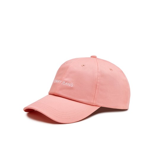 Tommy Jeans Czapka z daszkiem Linear Logo AW0AW15845 Różowy ze sklepu MODIVO w kategorii Czapki z daszkiem damskie - zdjęcie 182668217