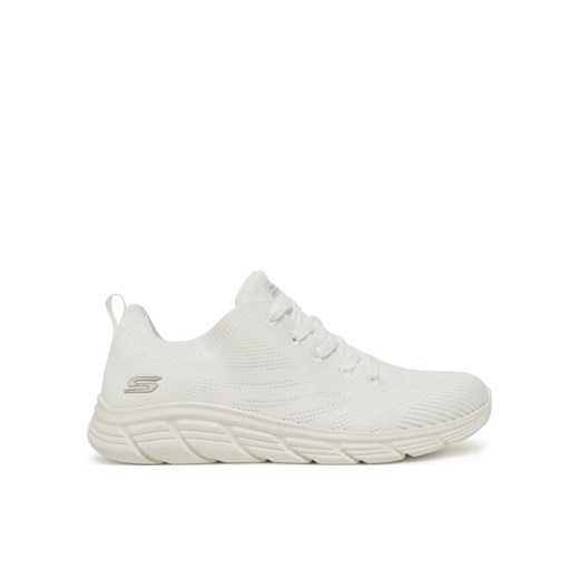 Skechers Sneakersy Bobs B Flex Lo-Graceful Stride 117591/WHT Biały ze sklepu MODIVO w kategorii Buty sportowe damskie - zdjęcie 182668247