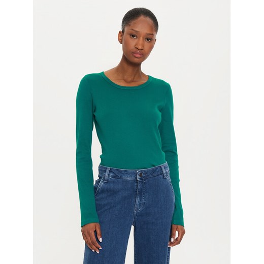 United Colors Of Benetton Bluzka 3GA2E16F9 Zielony Regular Fit ze sklepu MODIVO w kategorii Bluzki damskie - zdjęcie 182668318