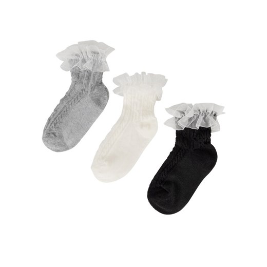 JENNY Skarpety 7KB-004-SS25 (3-pack) Biały ze sklepu MODIVO w kategorii Skarpetki dziecięce - zdjęcie 182668325